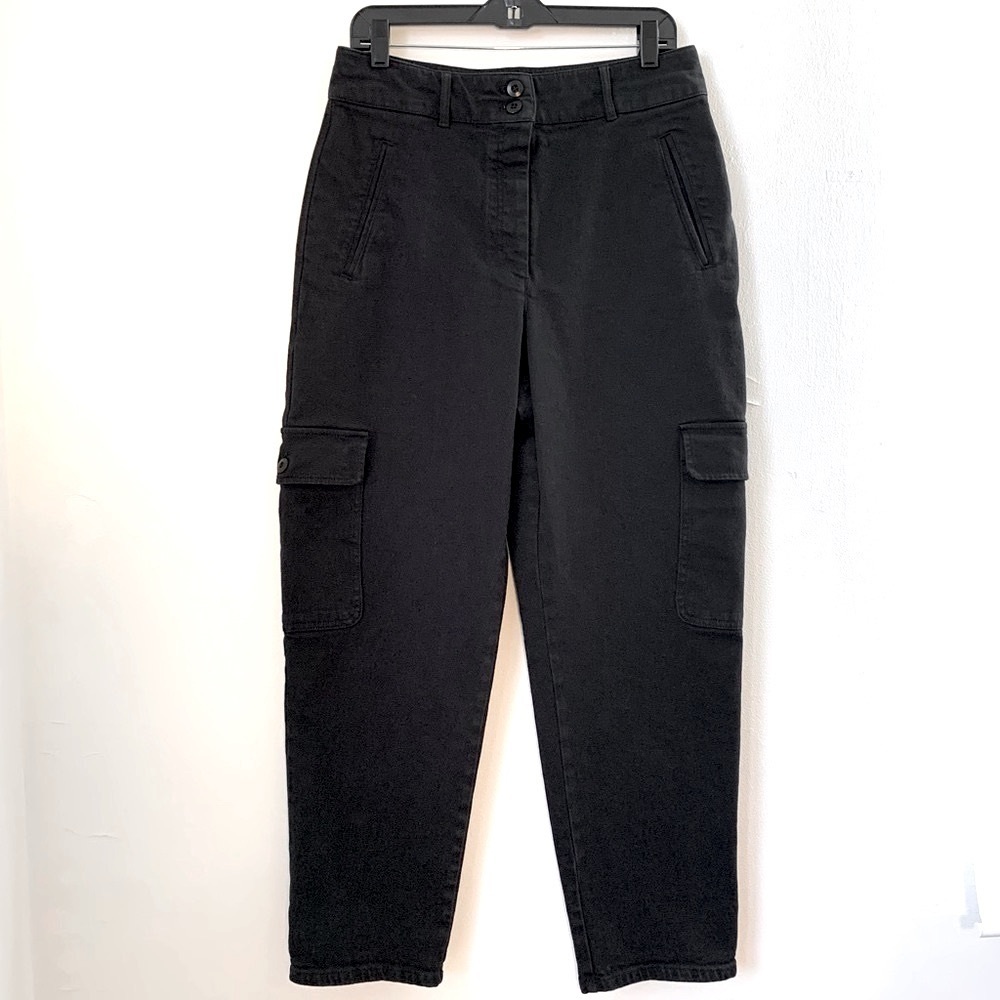 Aritzia Wilfred Free Modern Black Cargo Pants - Picture 2 of 14